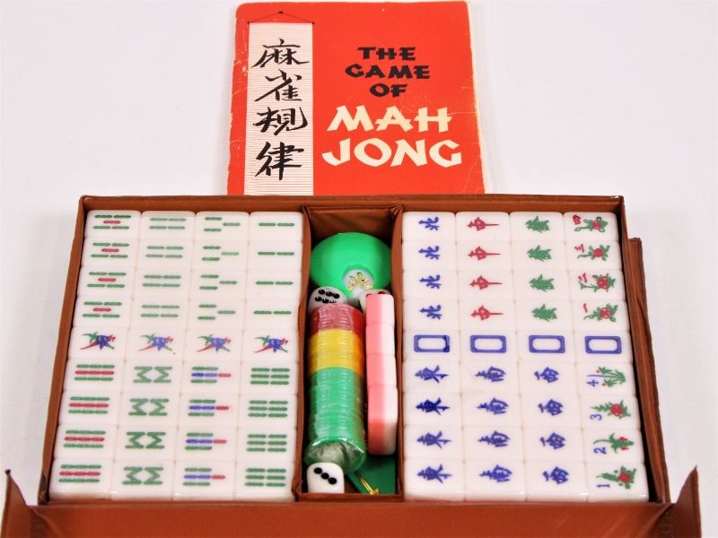 Mahjong spel in koffertje - ongeopend